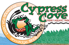 [Cypress Cove Family Aquatic Park Logo]