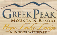 [Greek Peak Mountain Resort and Indoor Water Park Logo]