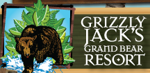 [Grizzly Jack’s Grand Bear Resort Logo]